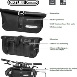 Accessory-Pack Bikepacking Zusatz-Lenkertasche