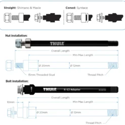Achsadapter Maxle 12 mm