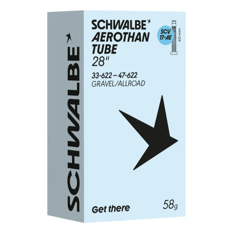 Aerothan Gravel/Allroad SCV17-AE Fahrradschlauch Clik Valve 28"
