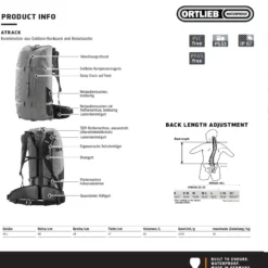 Atrack 35 l Outdoor-Rucksack dark sand