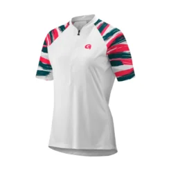 Bedollo Halfzip Radtrikot kurzarm Damen