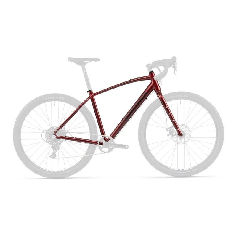 Beyond AL Frame Fork Set 28" Fahrradrahmen & Gabel rot