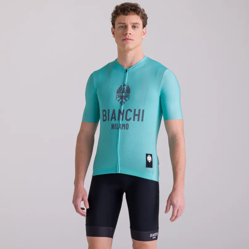 Bianchi Milano Classic Jersey Radtrikot kurzarm Herren