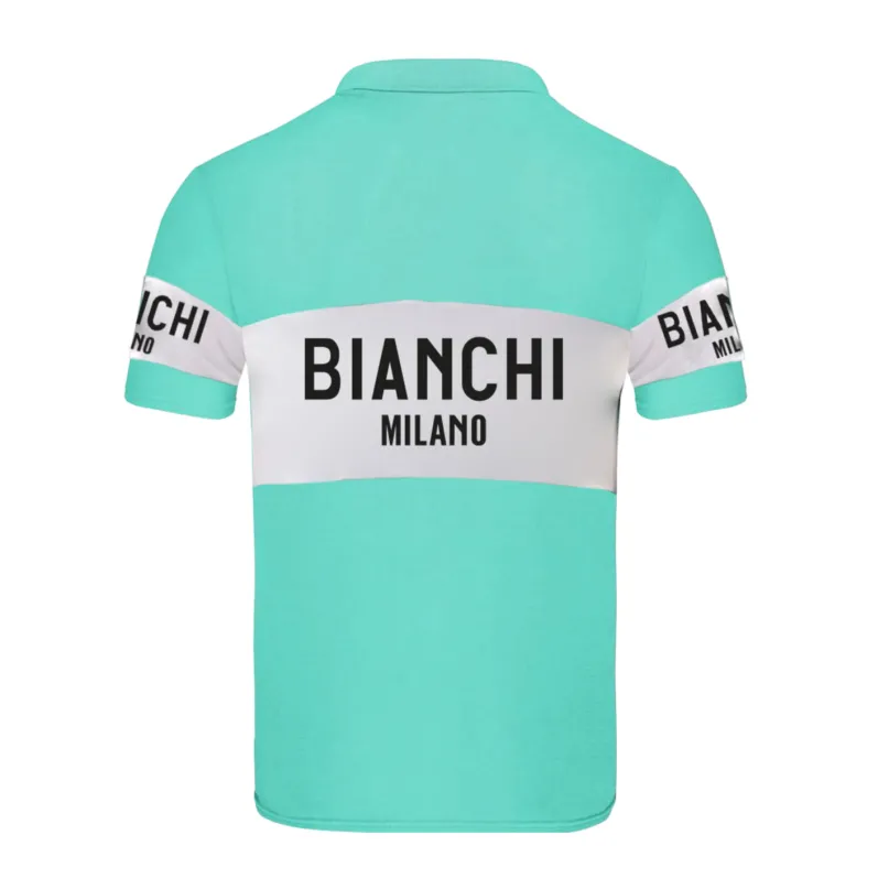 Bianchi Milano Retro Polo Shirt Herren