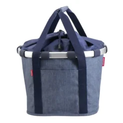 Bikebasket Fahrradkorb vorne für KLICKfix Lenkeradapter (twist blue)