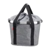 Bikebasket Fahrradkorb vorne für KLICKfix Lenkeradapter (twist silver)
