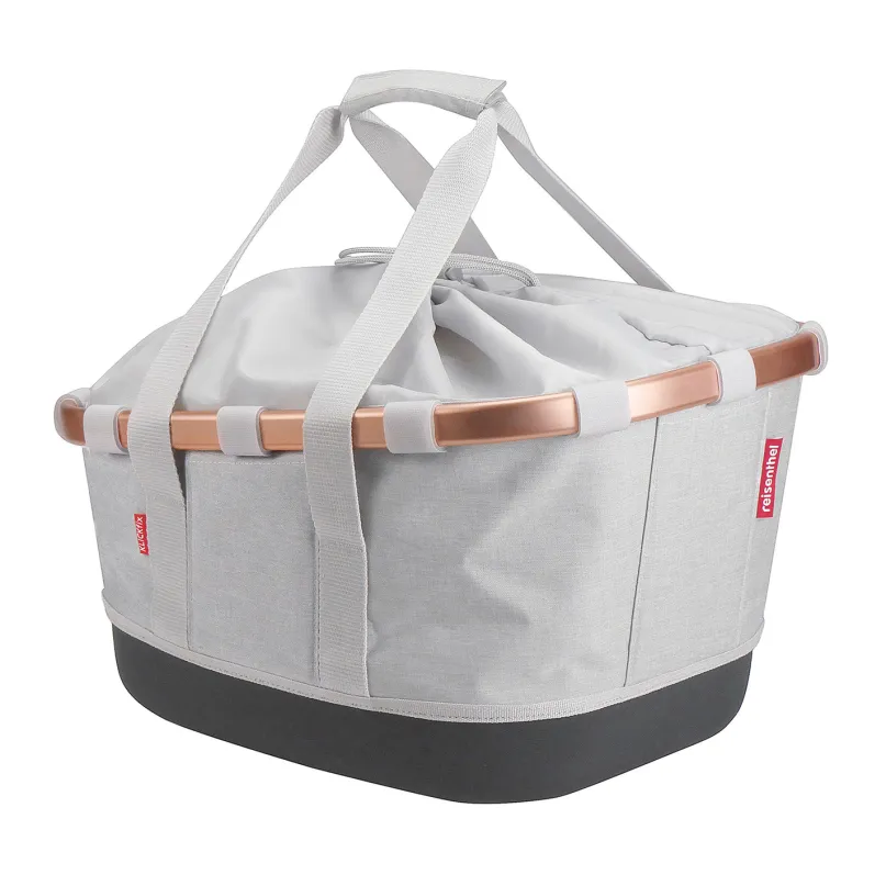 Bikebasket GT Fahrradkorb mit KLICKfix Uniklip 2 grau