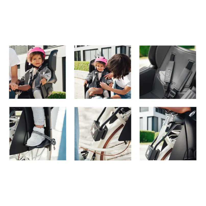 Britax Römer Jockey Pro Fahrradsitz Kinder grau