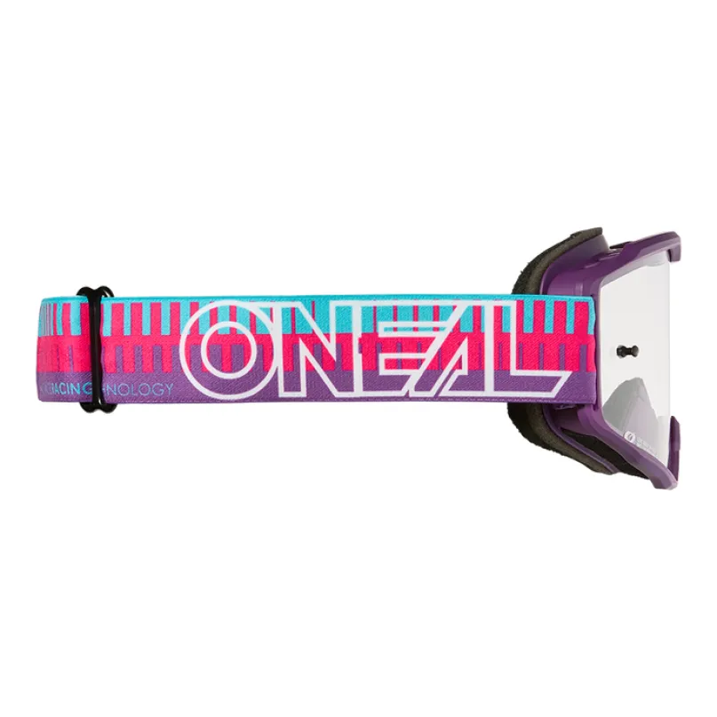 B-10 Striped Goggle lila