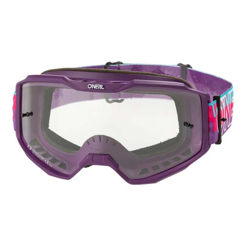 B-10 Striped Goggle lila