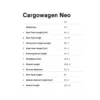 Cargowagen Neo 1 800 E-Bike Lastenrad 20" blau