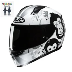 C10 Geti Motorradhelm Kinder