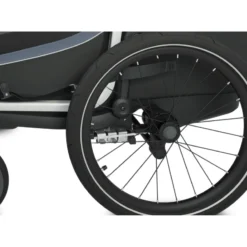 Chariot Cab 2 Fahrradanhänger Kinder grau