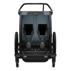 Chariot Cab 2 Fahrradanhänger Kinder grau