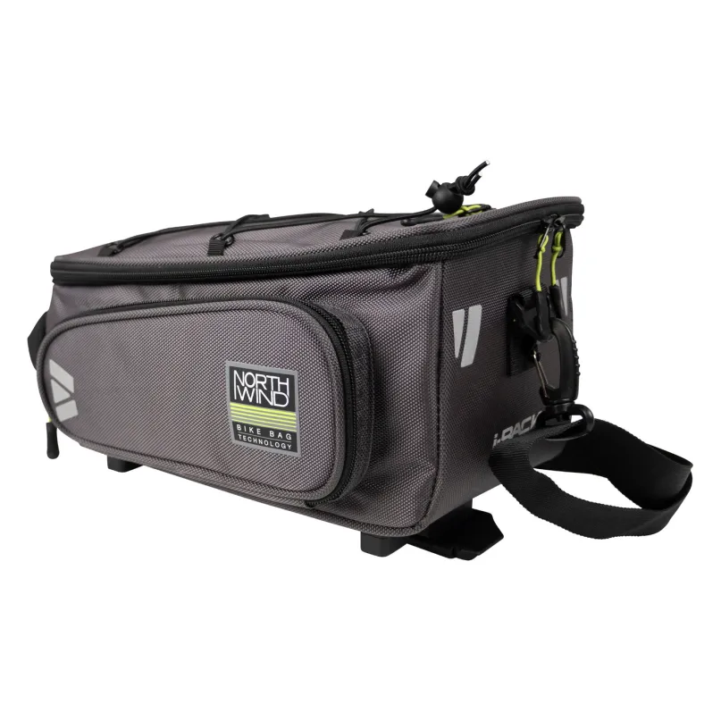 Classic Smartbag i-Rack II Gepäckträgertasche grau