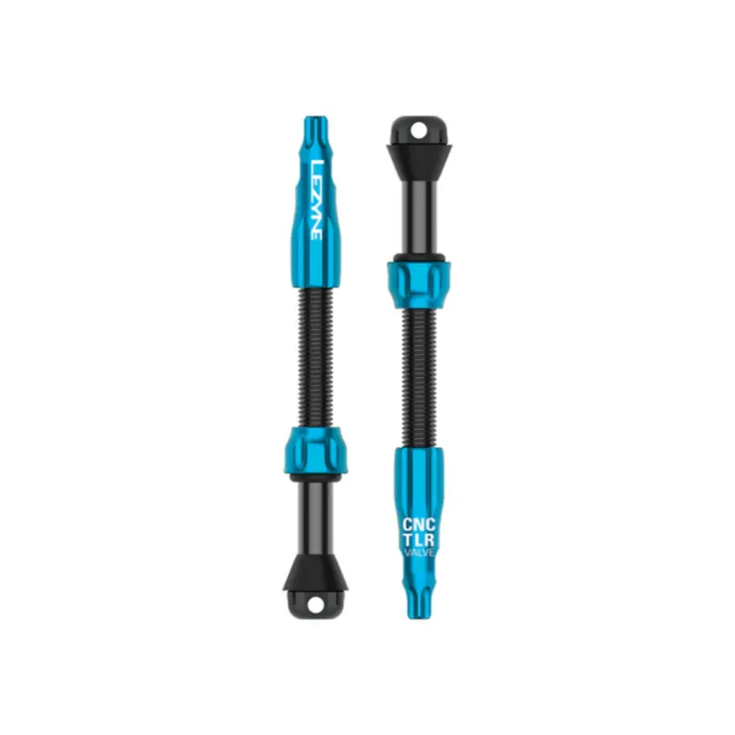 CNC TLR Pro Tubeless Ventil blau (2 Stk.)