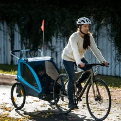 Coaster XT Fahrradanhänger Kinder 2 blau