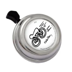 Colour Bell Keith Harring Racing Fahrradklingel silber