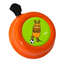 Colour Bell Sendung mit der Maus Fußball Fahrradklingel orange