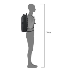 Commuter-Daypack 21 l Freizeit-Rucksack schwarz