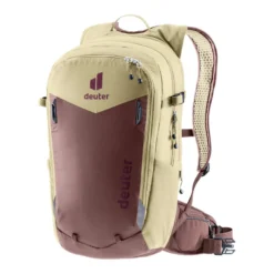 Compact 12+3 Damen Fahrradrucksack beige/rot
