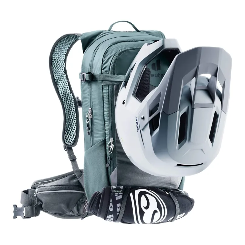 Compact 14+3 Fahrradrucksack türkis/grau