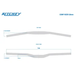 Comp Low Rizer Fahrradlenker (31,8 mm)