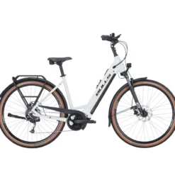 Cross Lite Evo 1 E-Bike Trekkingrad Tiefeinsteiger 28" grau