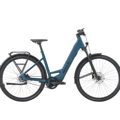 Cross Lite EVO SX Belt E-Bike Trekkingrad Tiefeinsteiger blau 28"