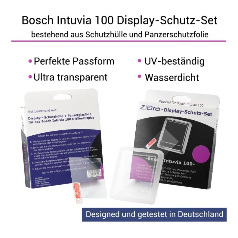 Displayschutzset für Bosch Intuvia 100