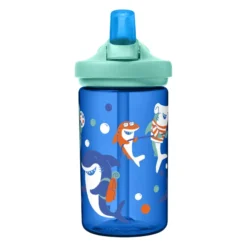 Eddy+ Trinkflasche Kinder Shark Summer Camp (400 ml)