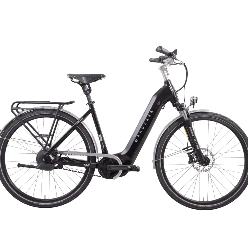 E-Tourer I-F360+ E-Bike Trekkingrad Tiefeinsteiger 28" schwarz