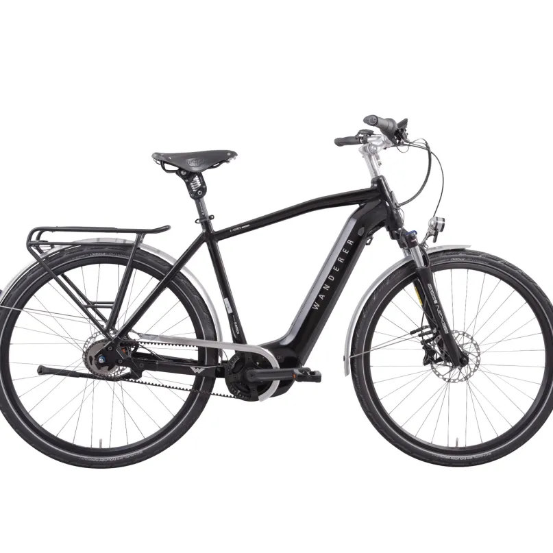 E-Tourer I-F5 E-Bike Trekkingrad Herren 28" schwarz
