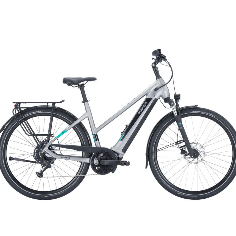 EVO CX 625 E-Bike Trekkingrad Trapez 28" silber