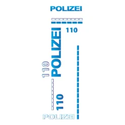 Fahrradaufkleber Polizei