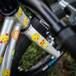 Fahrradaufkleber Reflex Smilies