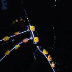 Fahrradaufkleber Reflex Smilies