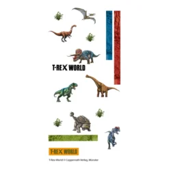 Fahrradaufkleber Reflex T-Rex-World