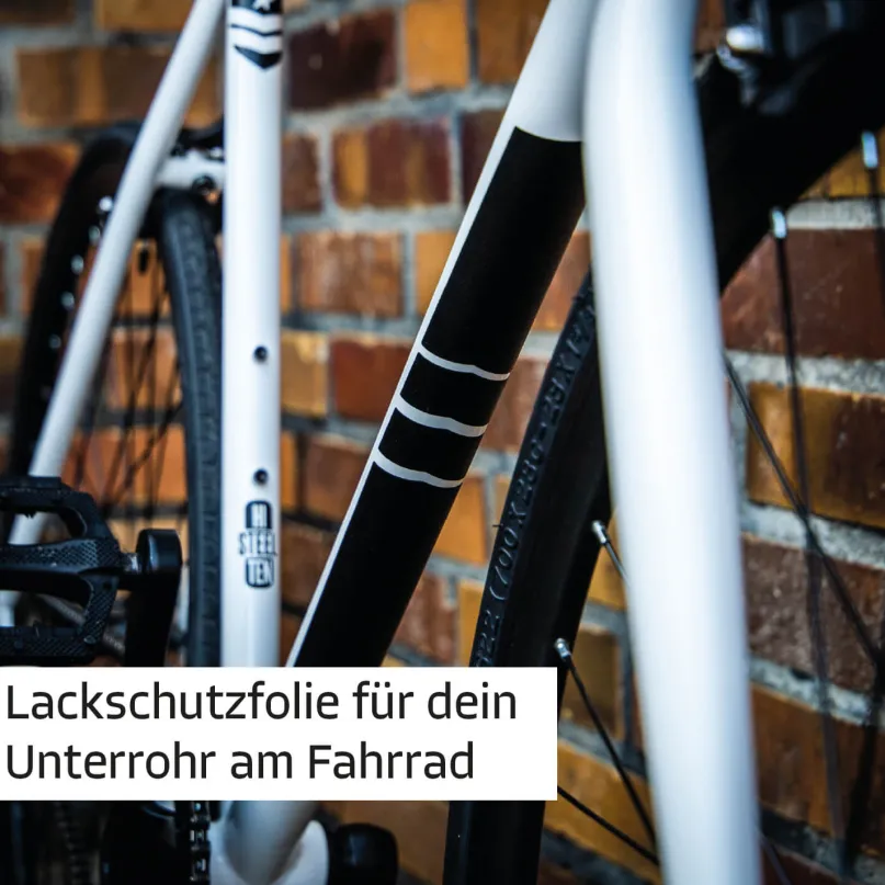 Fahrrad-Schutzaufkleber Set Maxi schwarz