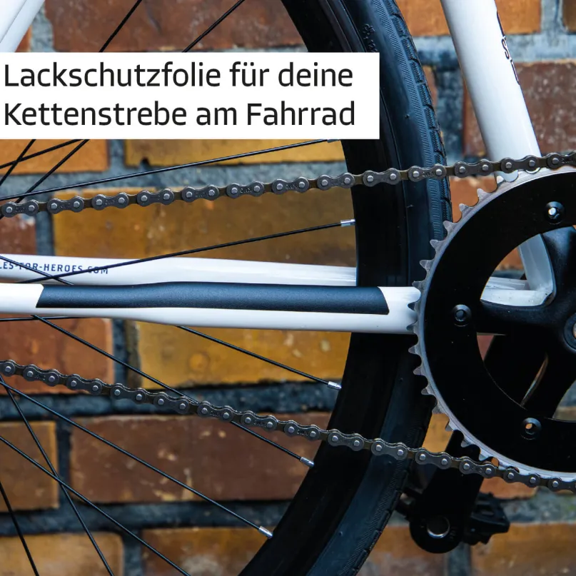 Fahrrad-Schutzaufkleber Set Maxi schwarz