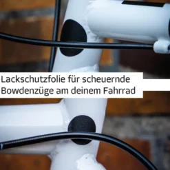 Fahrrad-Schutzaufkleber Set Mini schwarz