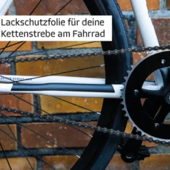 Fahrrad-Schutzaufkleber Set Mini schwarz