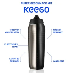 Fahrrad Trinkflasche 500 ml weiß