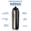 Fahrrad Trinkflasche 750 ml weiß