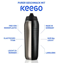 Fahrrad Trinkflasche 750 ml weiß