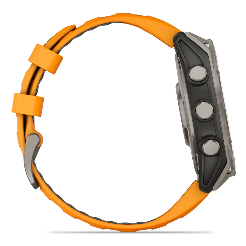 Fenix 8 AMOLED Smartwatch GPS orange-titan-graphit