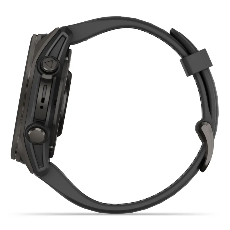 Fenix 8 AMOLED Smartwatch GPS schwarz-titan-carbongrau