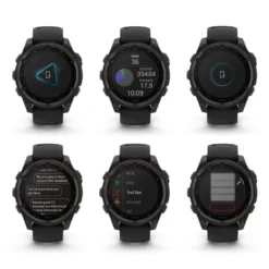Fenix 8 Solar Smartwatch GPS graphit-titan-carbongrau