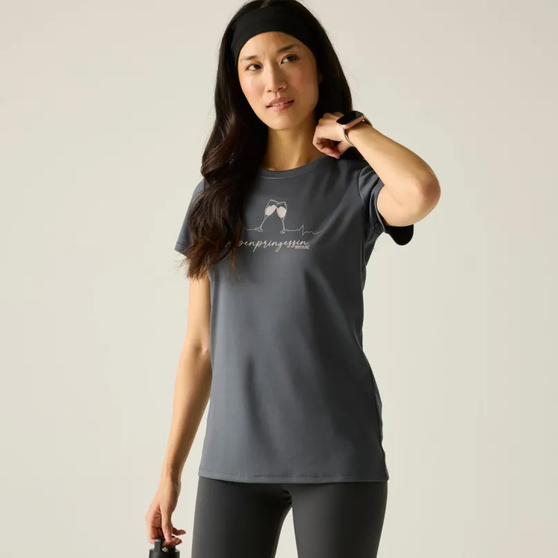 Fingal Slogan Radshirt kurzarm Damen