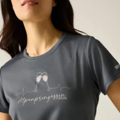 Fingal Slogan Radshirt kurzarm Damen